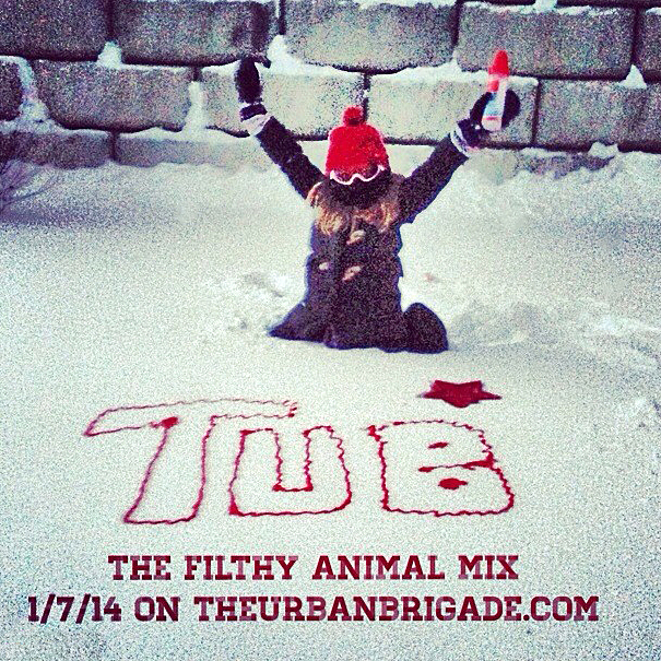 Cover Art for The Urban Brigade's "Filthy Animal" Mixtape